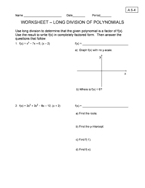 long division with polynomials worksheet