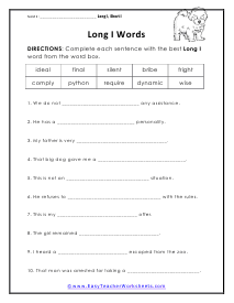 Phonics Worksheets: Multiple Choice Worksheets to Print ...