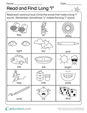 Teaching Long I Words in Kindergarten - 4 Kinder Teachers