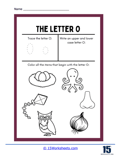 Letter O Worksheets - 15 Worksheets Library