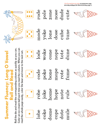 Long O Worksheets &  Printables  