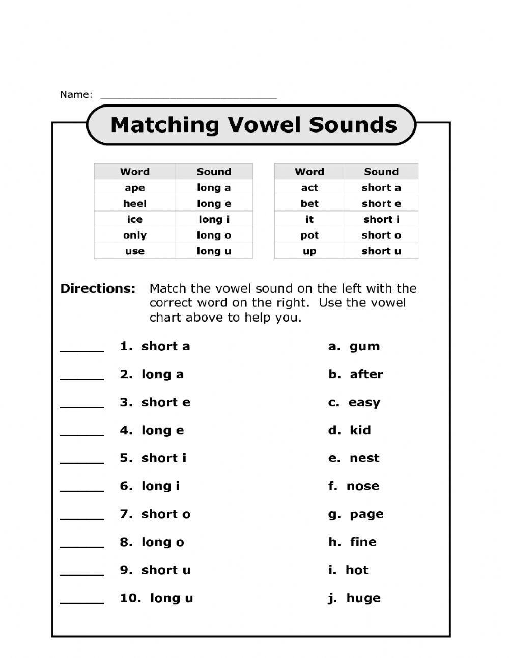 long o worksheet 2nd grade