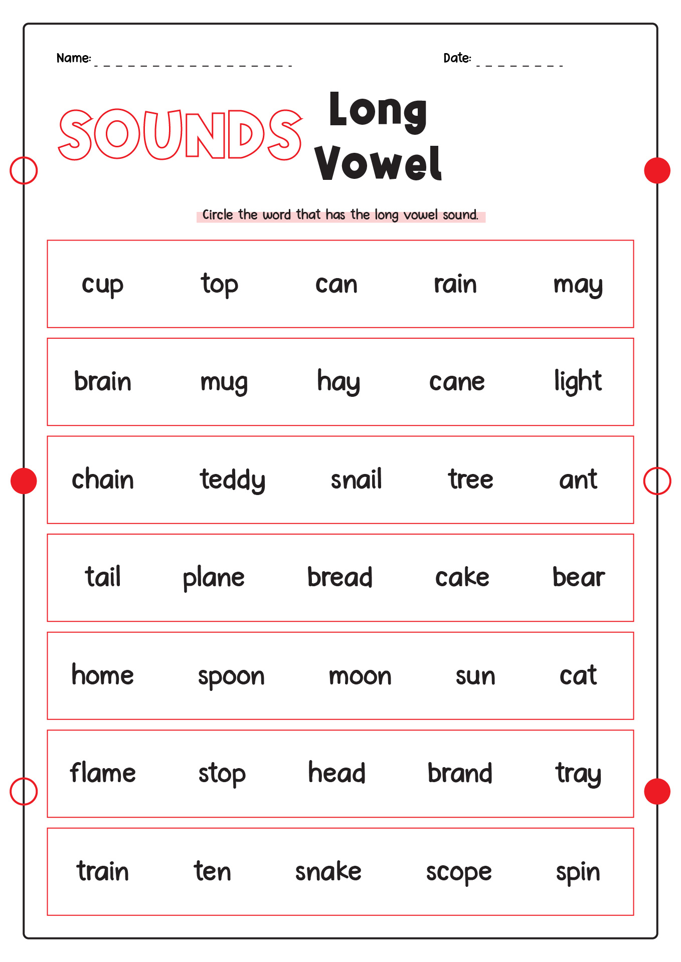 18 Worksheets Vowel Sounds - Free PDF at worksheeto.com