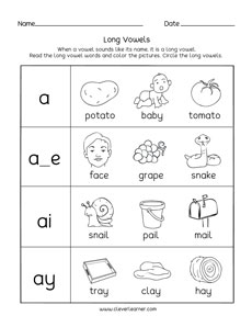 long vowel exercises
