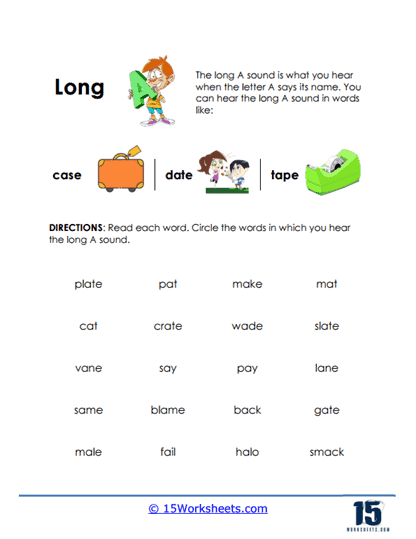 Long Vowel Sounds Worksheets - 15 Worksheets Library