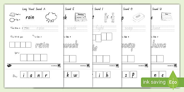 long vowel sounds