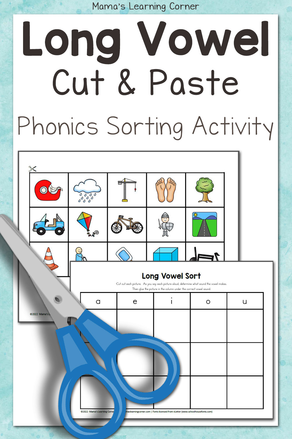 long vowel worksheet free