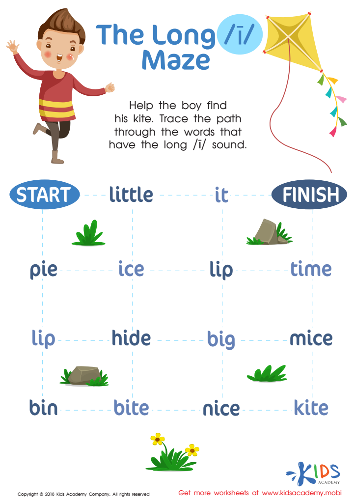 Free Phonics Skills Extra Challenge Long Vowels Worksheets for ...