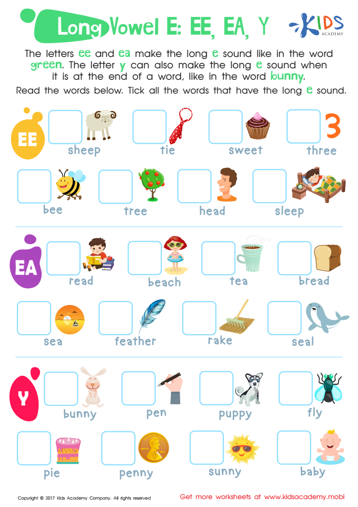 How to Use Long Vowel Worksheets in Your Class - 4 Kinder Teachers