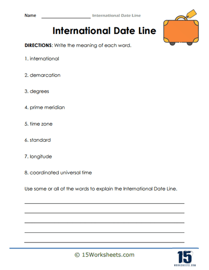 International Date Line Worksheets - 15 Worksheets Library