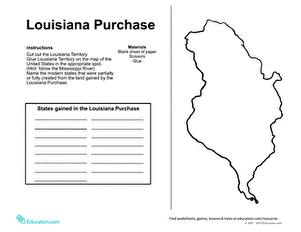louisiana purchase worksheet high school