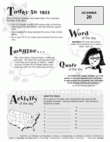 Louisiana Purchase Printable (K - 8th Grade) - TeacherVision