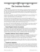 The Louisiana Purchase: Reading and Quiz Worksheet for 6th - 8th ...