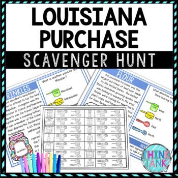 louisiana purchase worksheet middle school