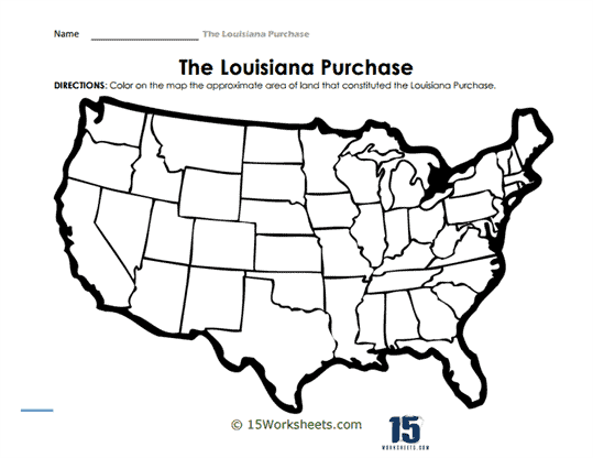 louisiana purchase worksheet middle school