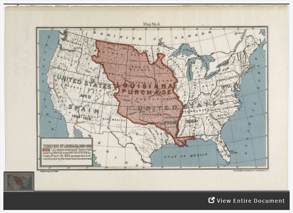 louisiana purchase worksheet