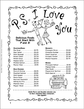 love story math worksheet answers