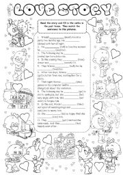 love story math worksheet answers