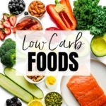 low carb food list printable vegetarian