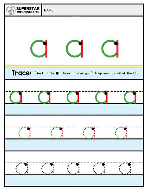 Alphabet Writing Worksheets Lowercase -Worksheets Library
