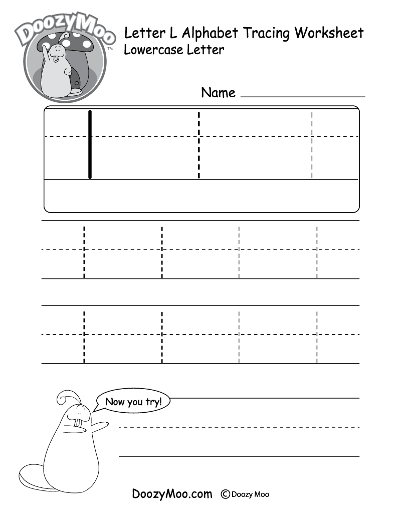 Lowercase Letter Tracing Worksheets (Free Printables) - Doozy Moo