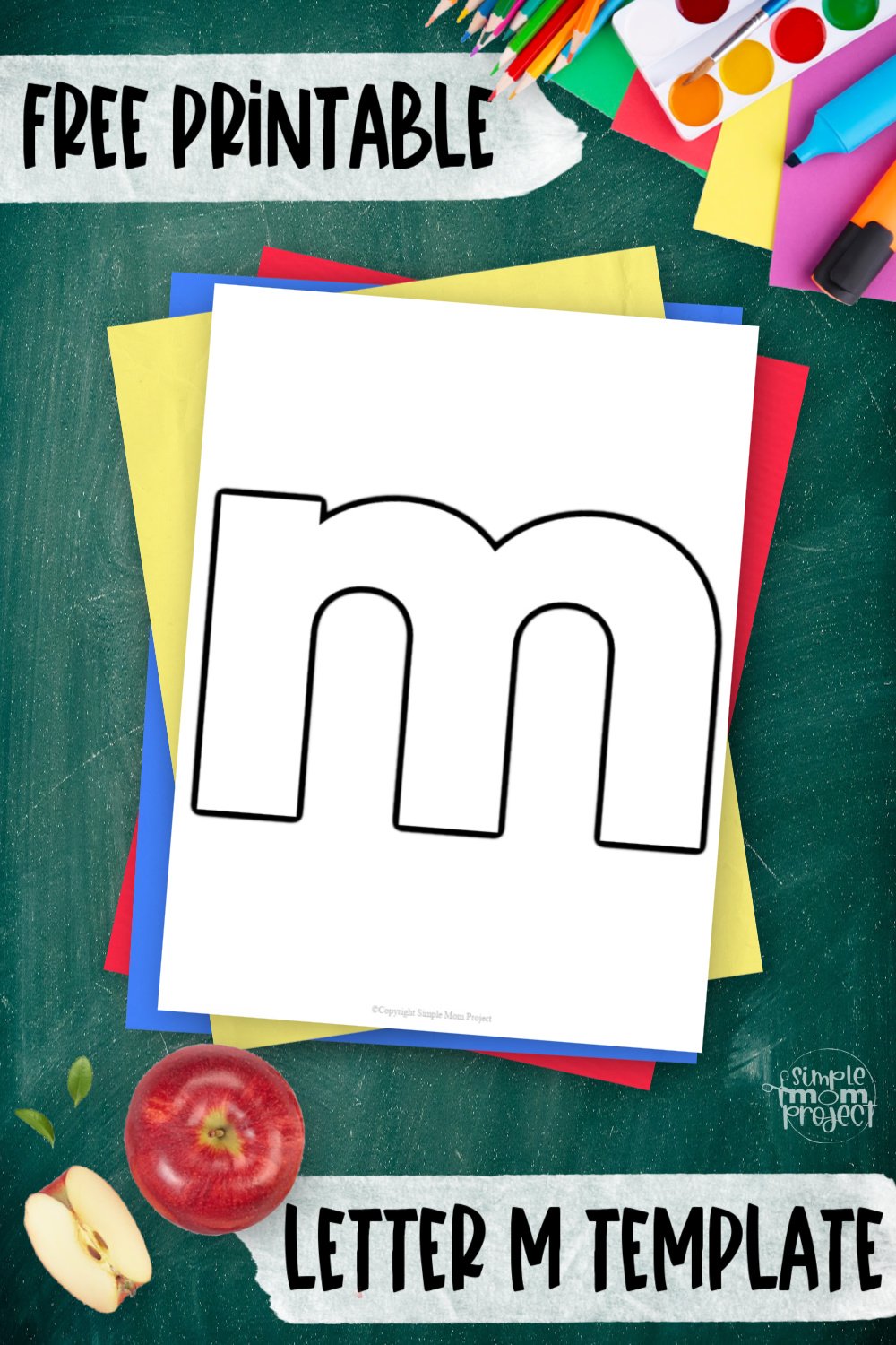 Free Printable Lowercase Letter b Template - Simple Mom Project