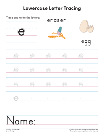 Letter E Preschool Printables - Preschool Mom