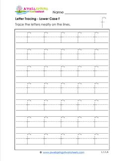 Free Letter Tracing Worksheets - Paper Trail Design