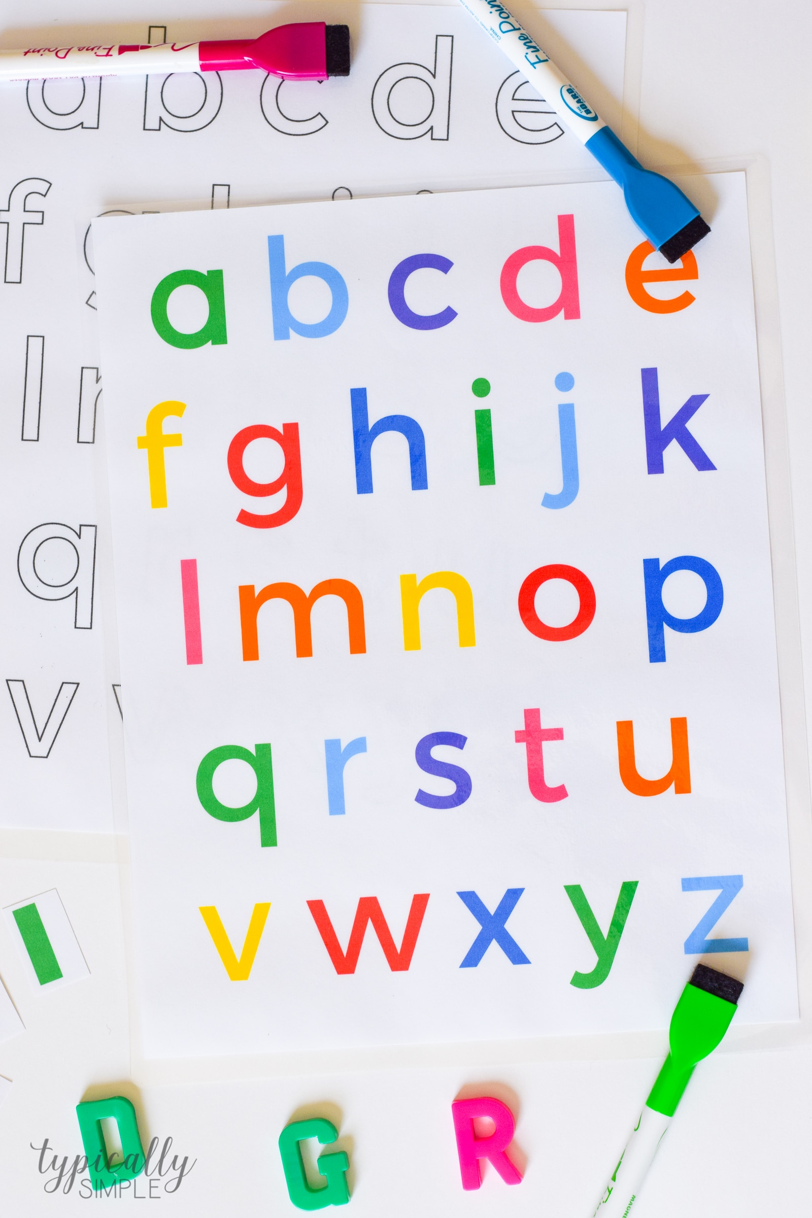 Lowercase and uppercase letters of DFONT. | Download Scientific ...