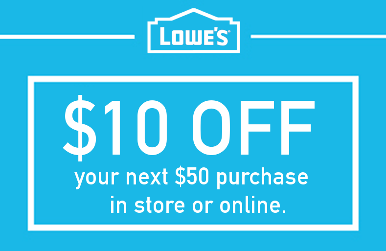 lowes 10 printable coupon free