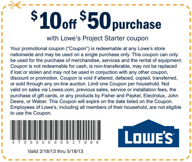 lowes 20 printable coupon march 2017