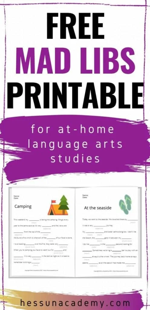 Free Printable Mad Libs For Kids | The Ultimate Collection