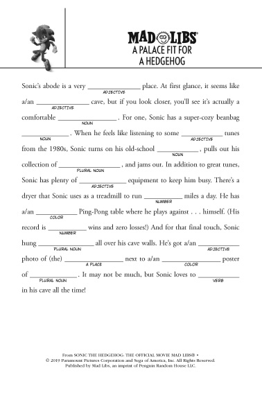 Mad Libs Printables and Activities | Brightly