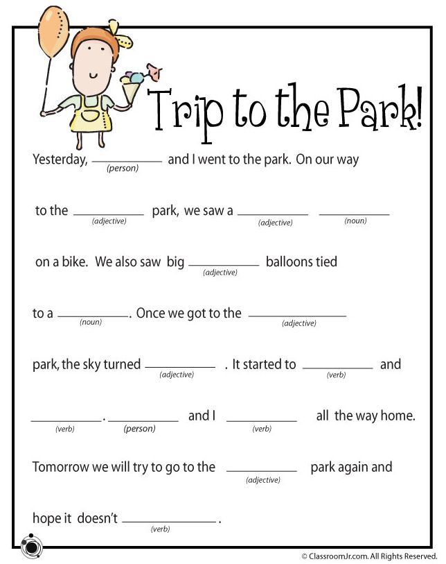 Camping Mad Libs - 20 Free PDF Printables | Printablee
