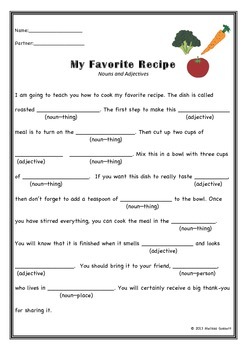 mad libs verbs printable