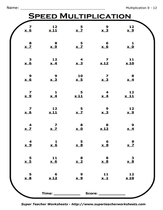 mad minutes addition worksheet