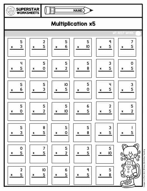 mad minutes division worksheet