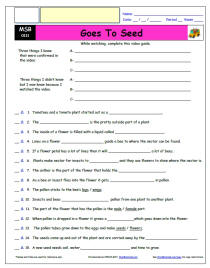 magic school bus goes to seed worksheet