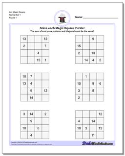 Magic Square Puzzles