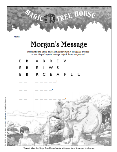 Free magic tree house worksheet, Download Free magic tree house ...