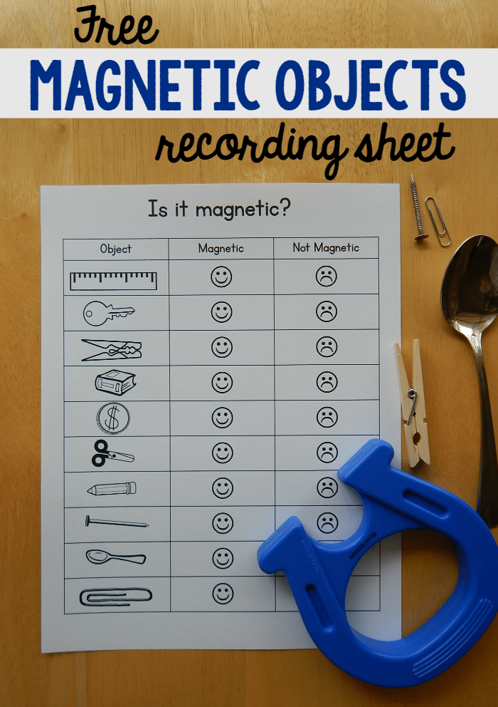 magnet comprehension worksheet