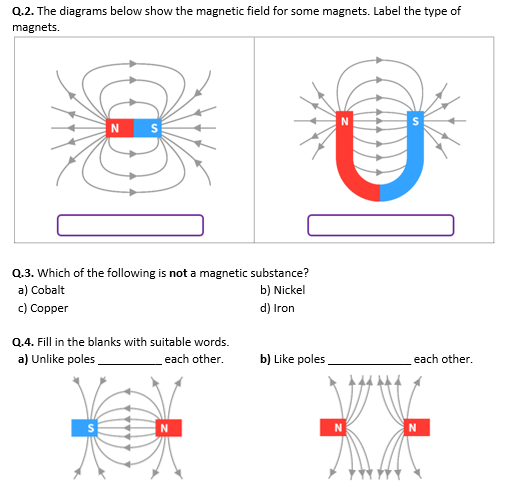 Magnets and Magnetic Fields - Worksheet | Distance Learning ...
