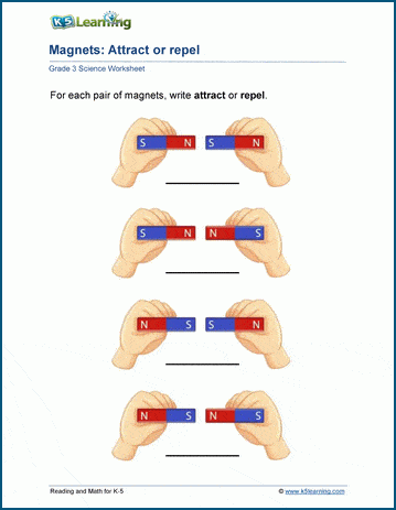 Magnets Worksheets | Worsheets library