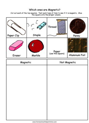 Magnetism Worksheet - Homeschool Helper Online