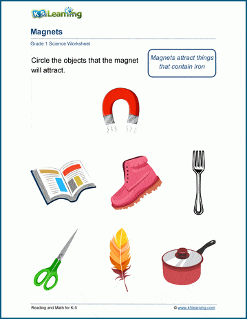Magnets Worksheets | Worsheets library