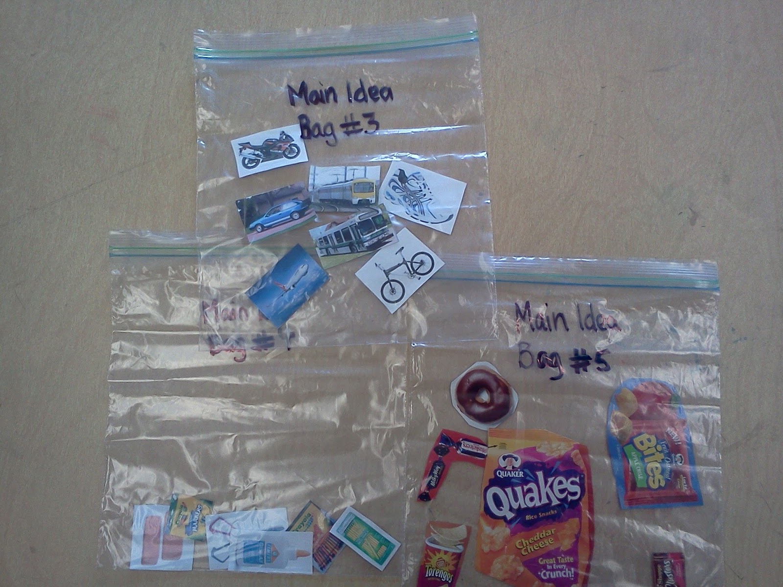 main idea and details foldable