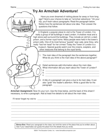 main idea and details worksheet 3rd grade