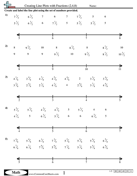 Line Plot Worksheets | Free - Distance Learning, worksheets and ...