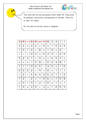 make a word search worksheet