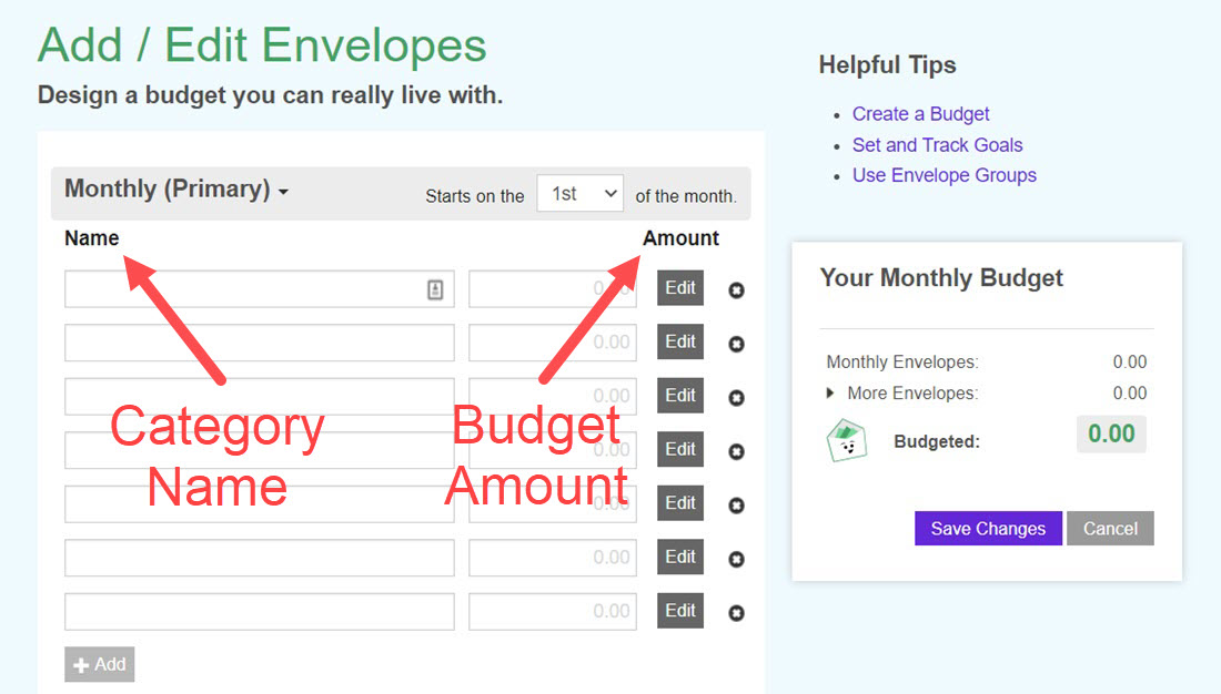 How To Make A Budget Worksheet | Goodbudget
